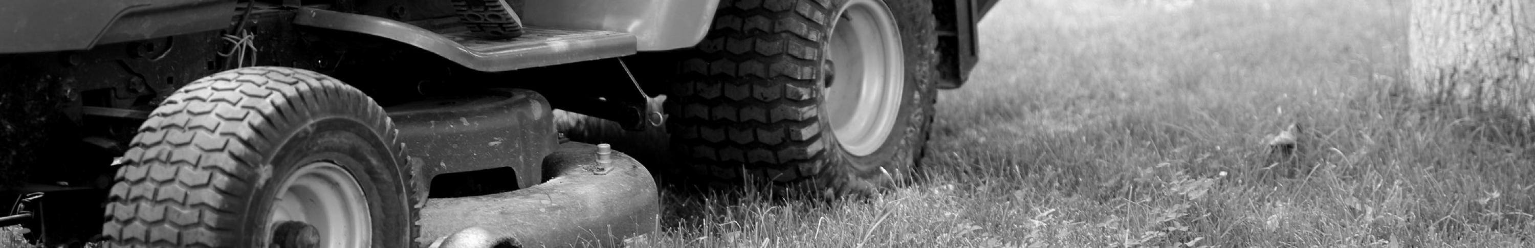 Sears Turf Care Machine seating solutions. Picture of a man mowing lawn.